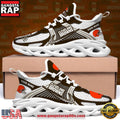 Cleveland Browns Custom Name Clunky Sneaker Max Soul Shoes