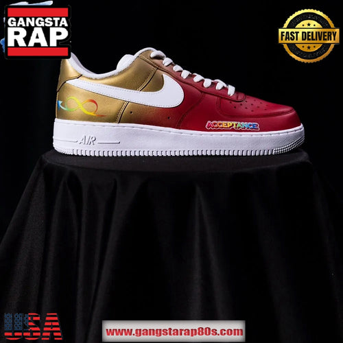 Cleveland Cavaliers x To The Max Autism Acceptance 2025 Limited Edition Air Force 1 Running Sneakers Shoes