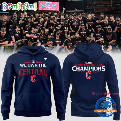 Cleveland Guardians 2024 We Own The American League Central Champions Hoodie T-Shirt