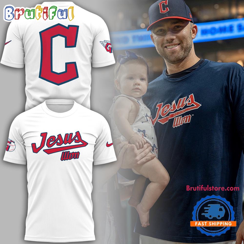 Cleveland Guardians MLB 2025 Jesus Won White T Shirt