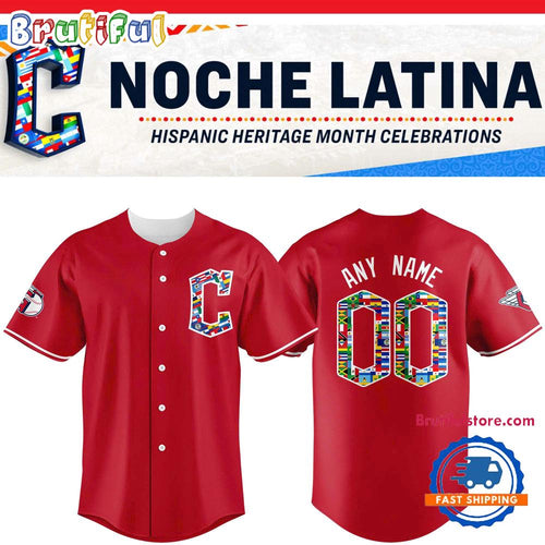 Cleveland Guardians NOCHE LATINA 2025 Baseball Jersey
