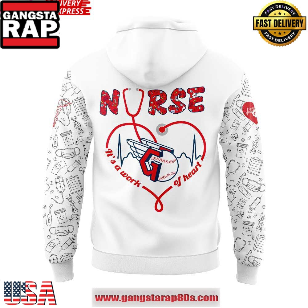 Cleveland Guardians Nurses Appreciation 2025 Unisex Hoodie