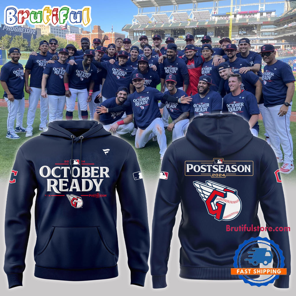Cleveland Guardians October Ready Postseason 2024 Hoodie T-Shirt