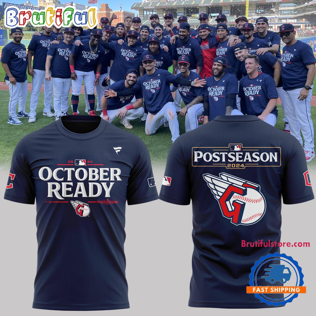 Cleveland Guardians October Ready Postseason 2024 Hoodie T-Shirt