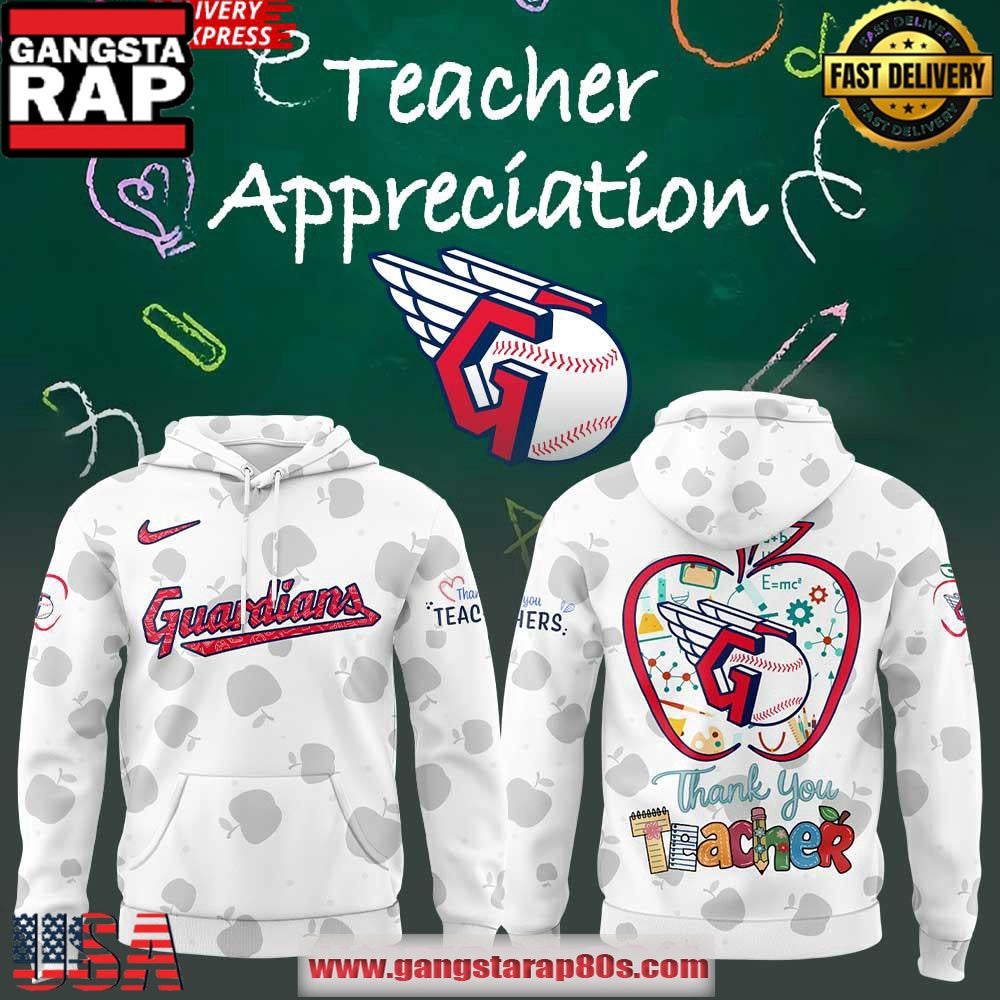 Cleveland Guardians Teacher Appreciation Night 2025 Unisex Hoodie