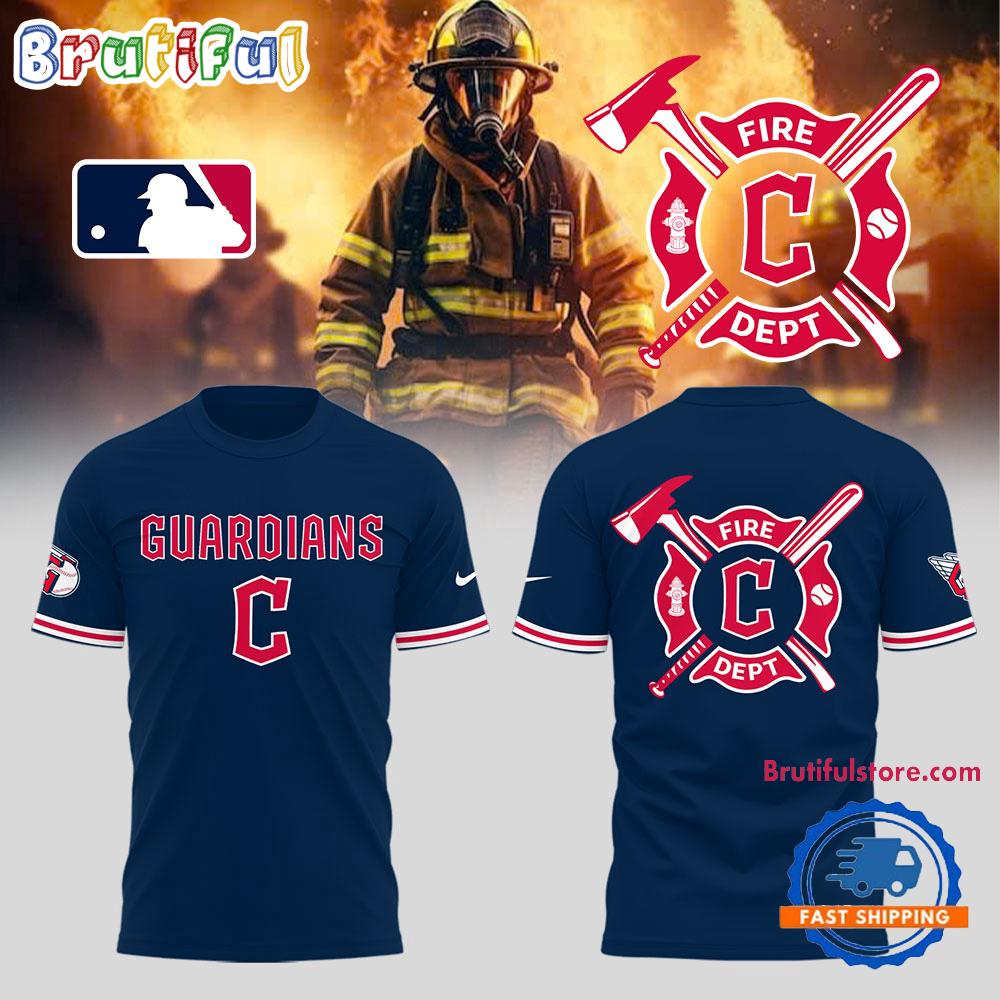 Cleveland Guardians x Firefighter Appreciation Night New 3D Shirt