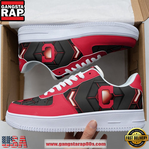 Cleveland Indians AF 1 Running Sneakers Shoes