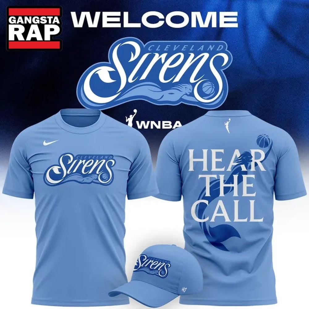 Cleveland Sirens 2028 WNBA Hear The Call Hoodie T-Shirt