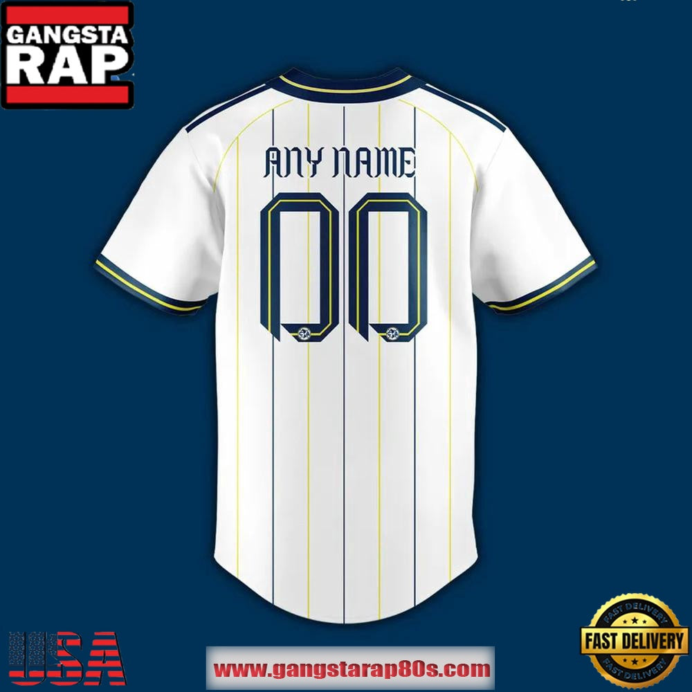 Club America Custom Limited Edition Baseball Jersey Shirt
