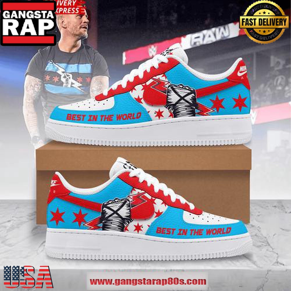 CM Punk Best In The World Limited Air Force 1 Sneakers Shoes