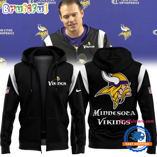 Coach Kevin O’Connell Minnesota Vikings NFL 2024 Limited Zip Hoodie