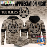 Coachella Valley Firebirds Military Appreciation Night 2025 Special Hoodie Shirt