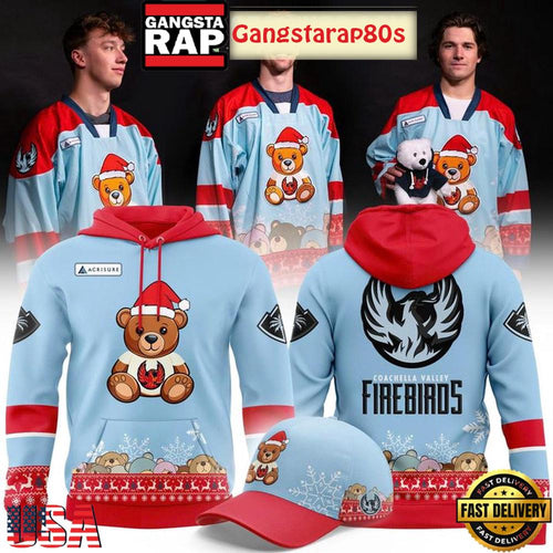 Coachella Valley Firebirds Teddy Bear Toss 2025 Unisex Hoodie T-Shirt
