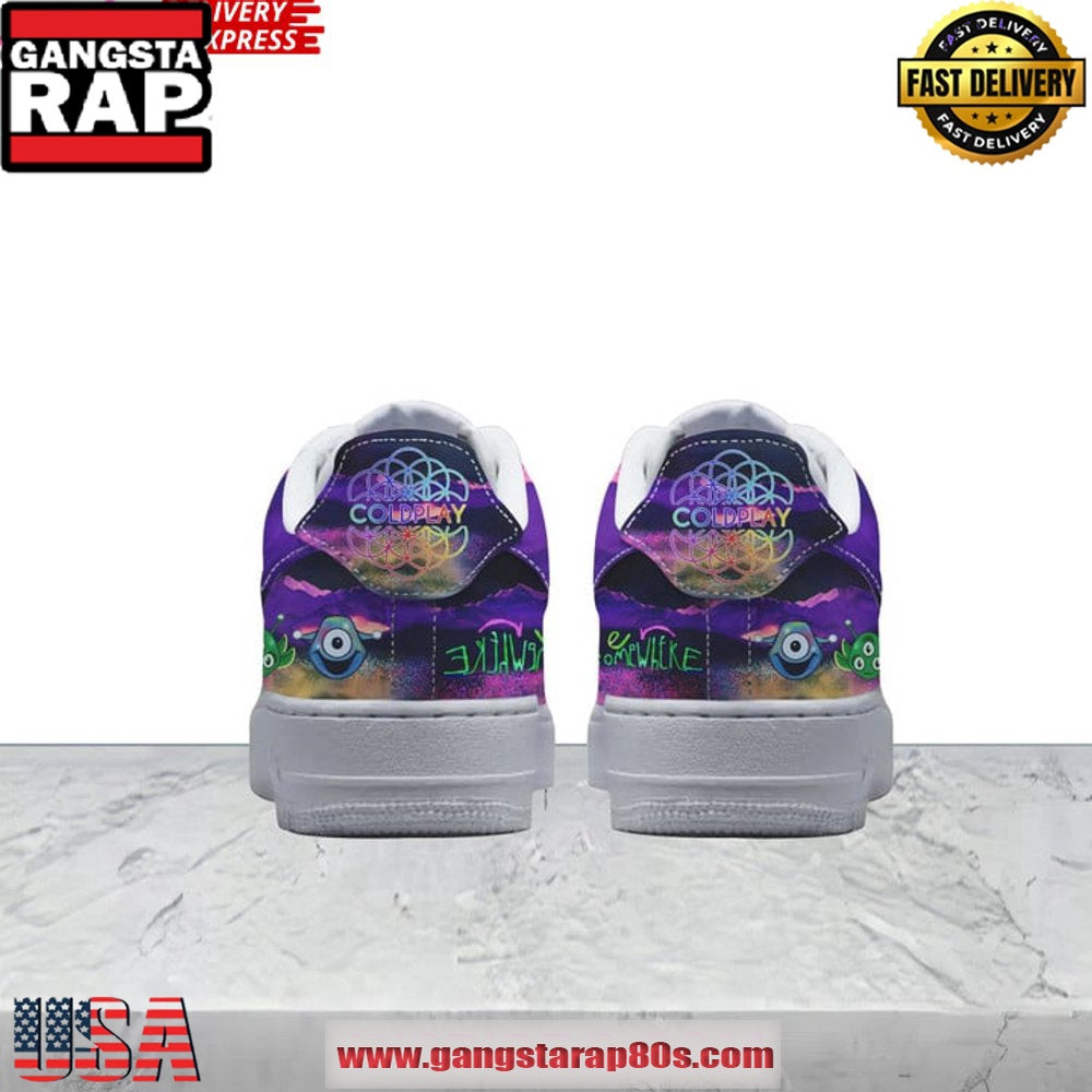 Coldplay Limited Edition Air Force 1 Running Sneakers Shoes