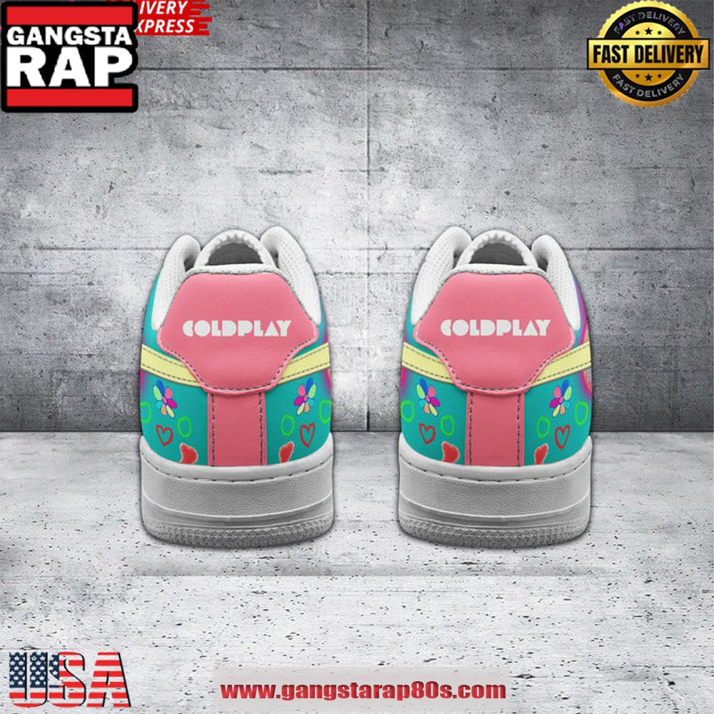 Coldplay x Limited Edition Air Force 1 Sneakers Shoes