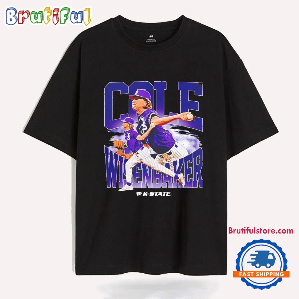 Cole Wisenbaker Kansas State Baseball Player Collage T Shirt