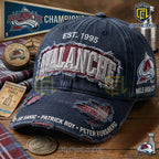 Colorado Avalanche Est 1995 Distressed Baseball Cap