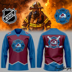 Colorado Avalanche Firefighter Appreciation 2025 Hockey Jersey