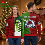 Colorado Avalanche Grinch And Scooby-doo Ugly Christmas Sweater