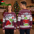 Colorado Avalanche Grinch Hockey Player Ugly Christmas Sweater