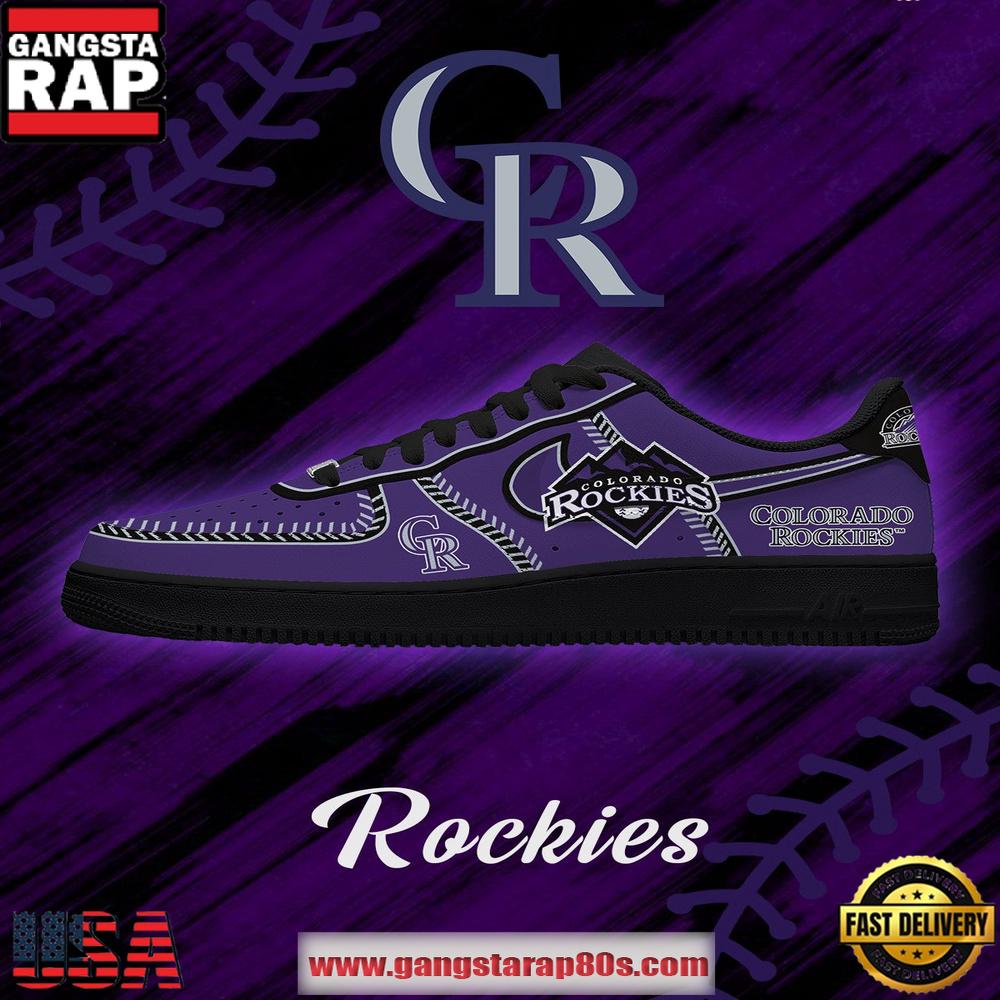 Colorado Baseball Limited Edition Nike Air Force 1 Sneakers Shoes