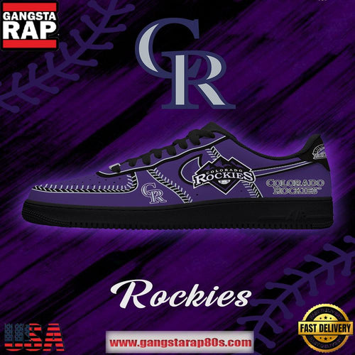 Colorado Baseball Limited Edition Nike Air Force 1 Sneakers Shoes