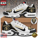 NCAA Custom Name Colorado Buffaloes Football Mascot Symbol Air Max Plus Shoes Running Sneakers