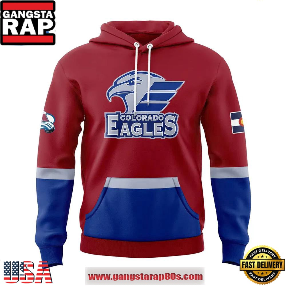 Colorado Eagles Throwback Special Hoodie Shirt