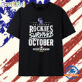 Colorado Rockies 2026 MLB Playoffs Survived October T Shirt