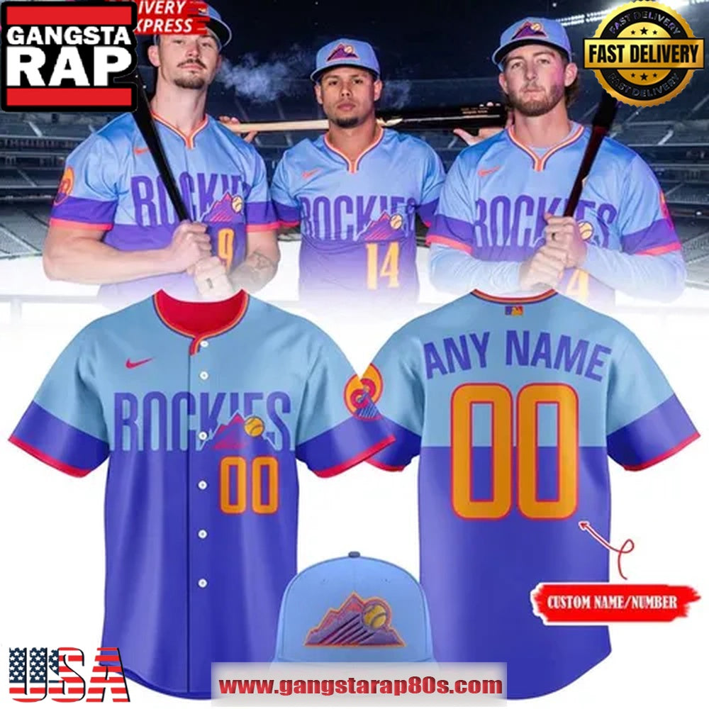 Colorado Rockies City Connect Uniform 2025 Custom Baseball Jersey Shirt