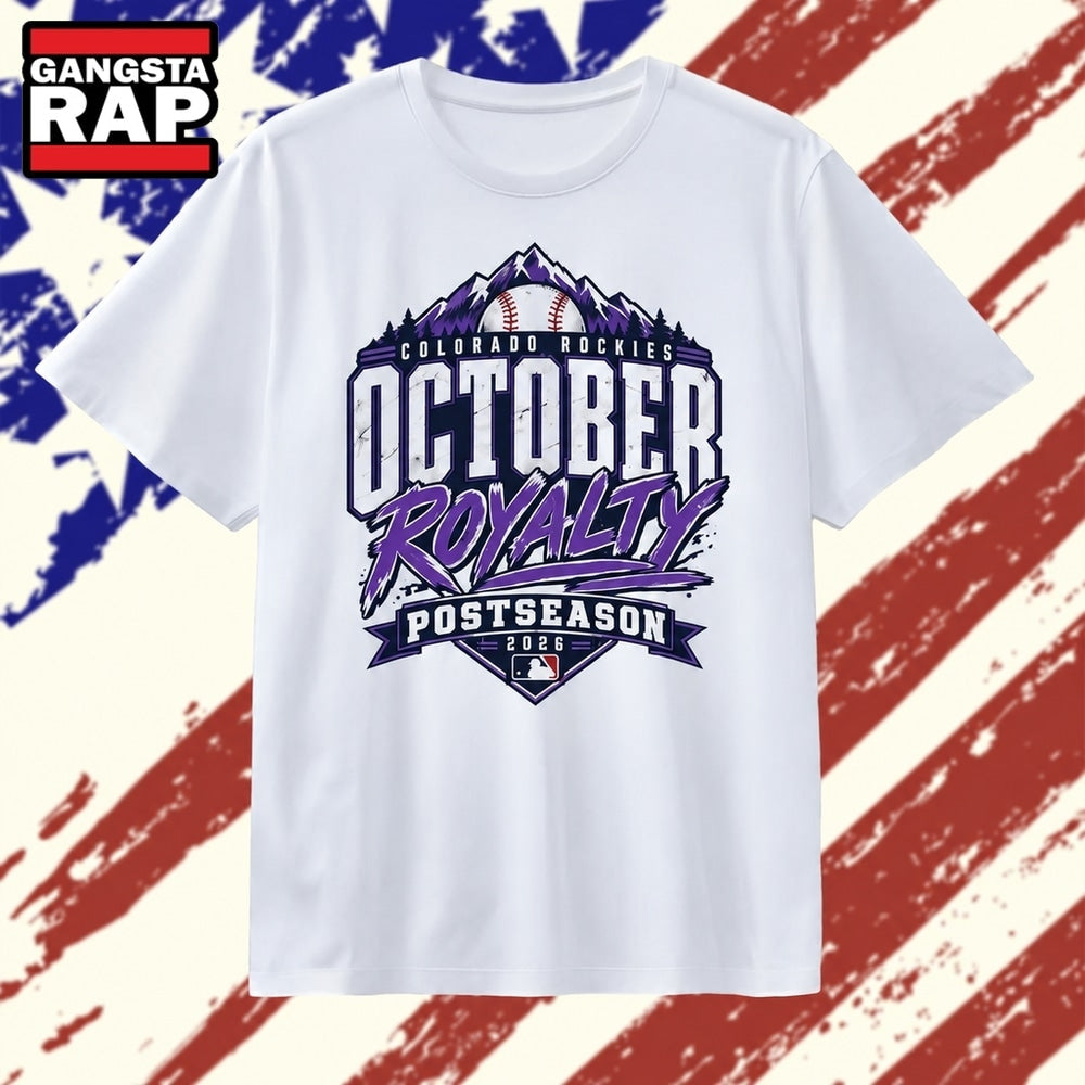 Colorado Rockies October Royalty Postseason 2026 T Shirt