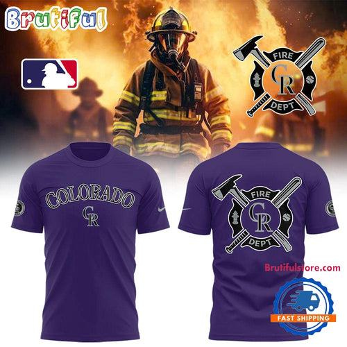 Colorado Rockies x Firefighter Appreciation Night New 3D Shirt