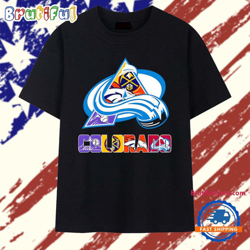 Colorado sports teams Avalanche logos T Shirt