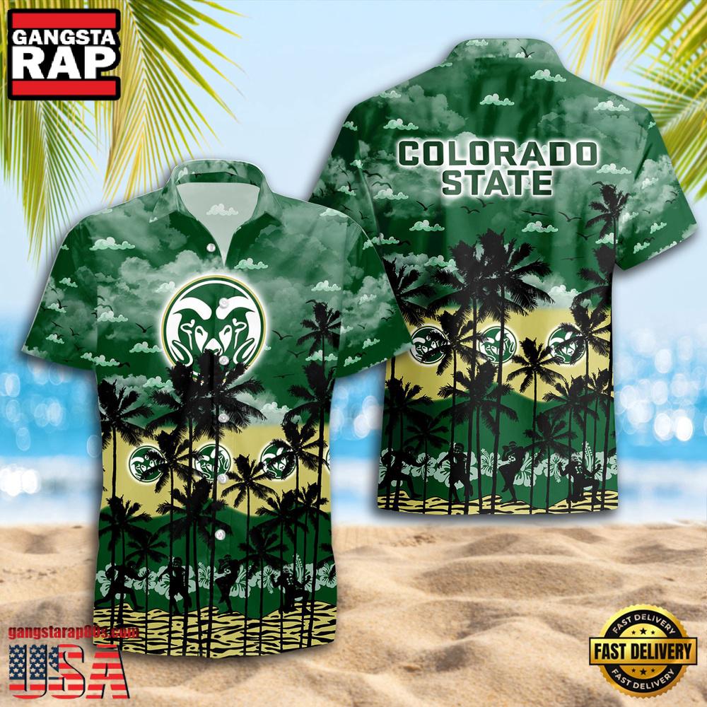 Colorado State Rams Style Hot Summer Aloha Hawaiian Shirt