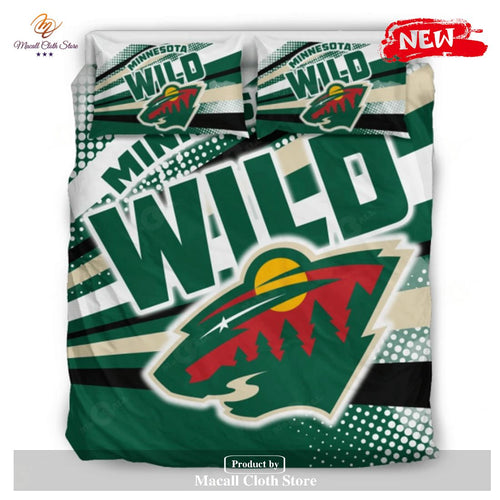 Colorful Shine Amazing Minnesota Wild Bedding Sets
