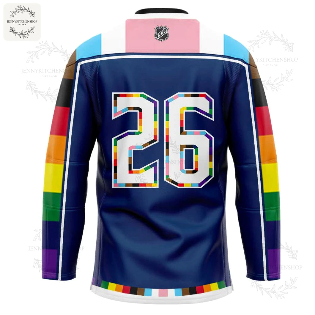 Columbus Blue Jackets Pride Month 2026 Hockey Jersey
