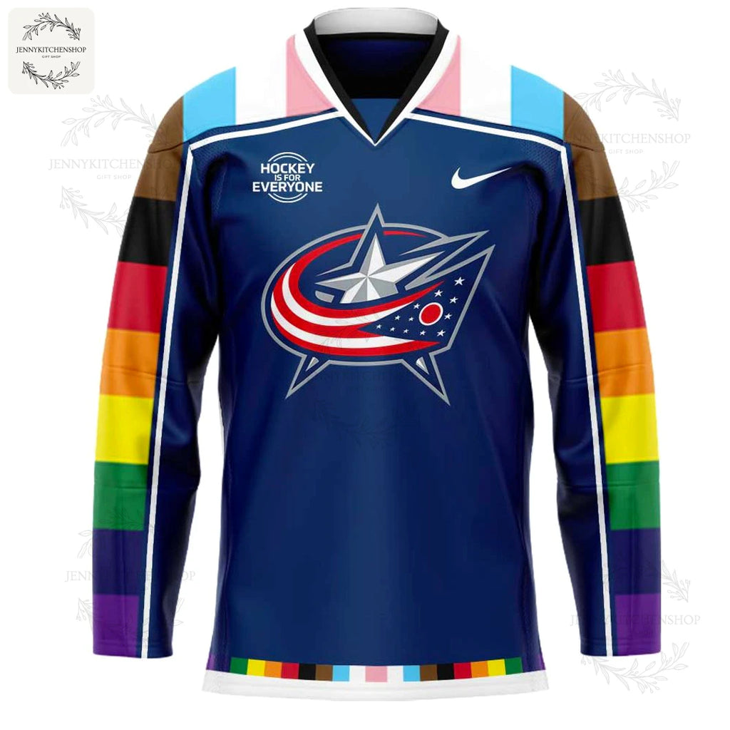 Columbus Blue Jackets Pride Month 2026 Hockey Jersey