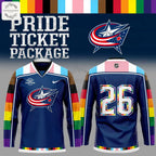 Columbus Blue Jackets Pride Month 2026 Hockey Jersey