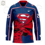Columbus Blue Jackets Supermen 2026 Uniform Hockey Jersey