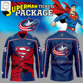 Columbus Blue Jackets Supermen 2026 Uniform Hockey Jersey