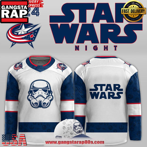 Columbus Blue Jackets x Star Wars Night 2024 Hockey Jersey
