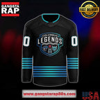 Columbus River Dragons Legends Night 2025 Black Custom Hockey Jersey