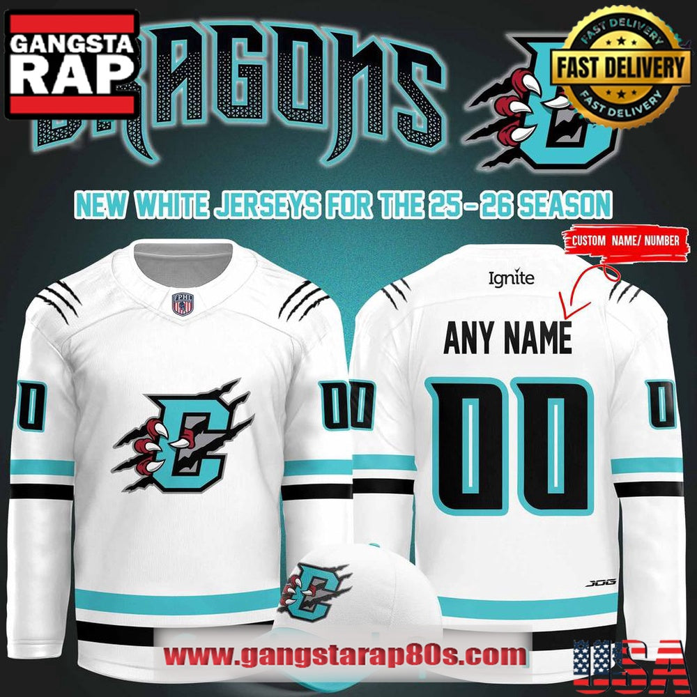 Columbus River Dragons New Season 2526 Custom Hockey Jersey