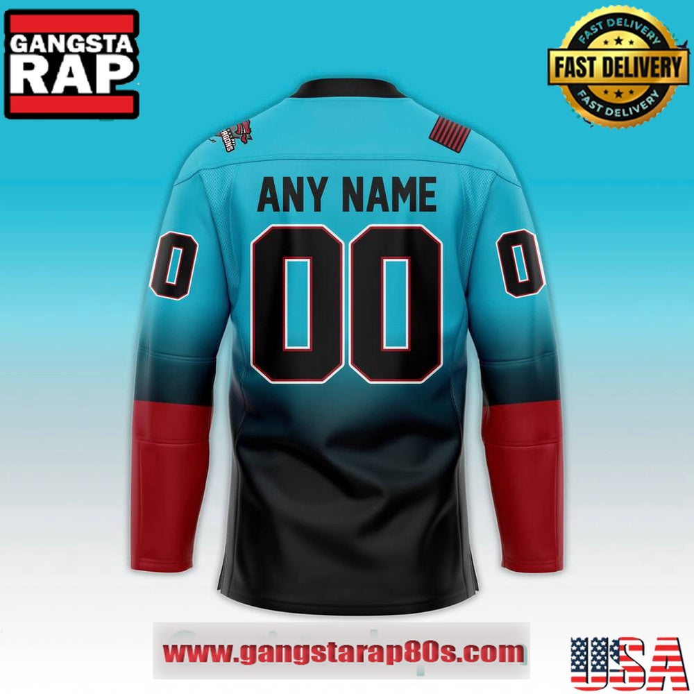 Columbus River Dragons Pietrantonio Tribute Special Custom Hockey Jersey
