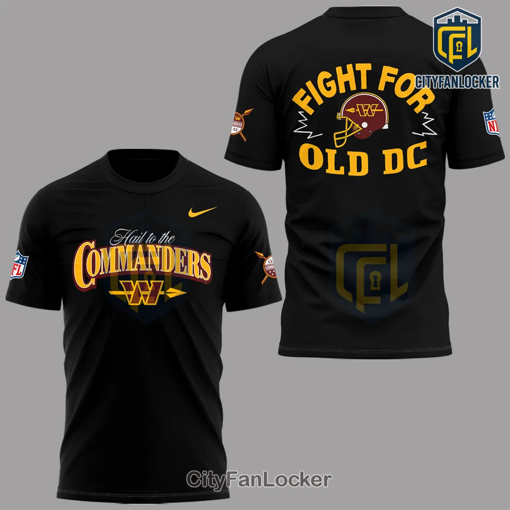 Commanders Football Hail to the Commanders Graphic Tee
