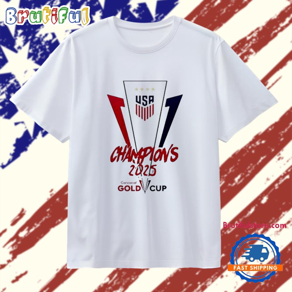 Concacaf Gold Cup Champions USA 2025 Logo T Shirt