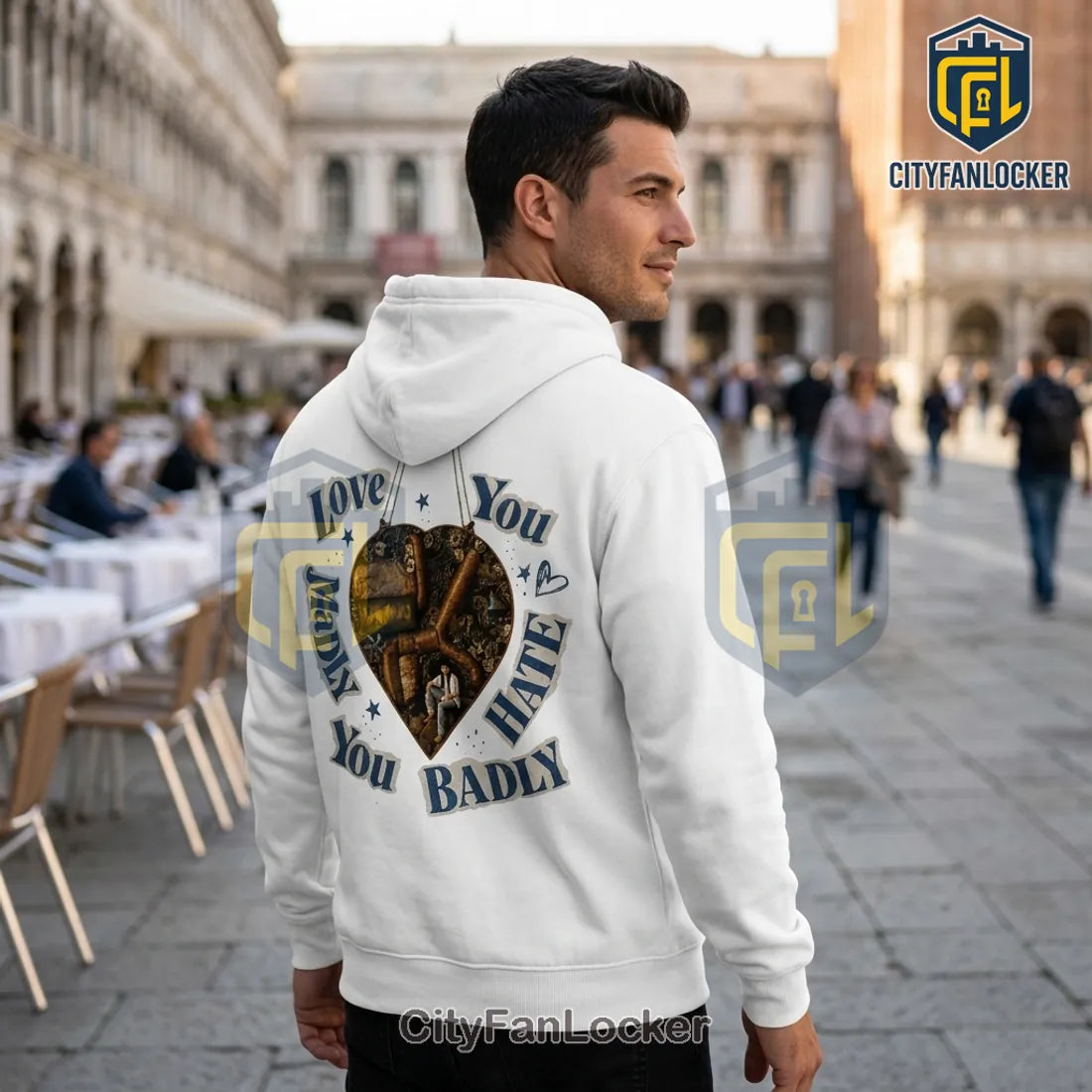 Conflicted Love Hate Steampunk Heart World Tour 2026 Hoodie