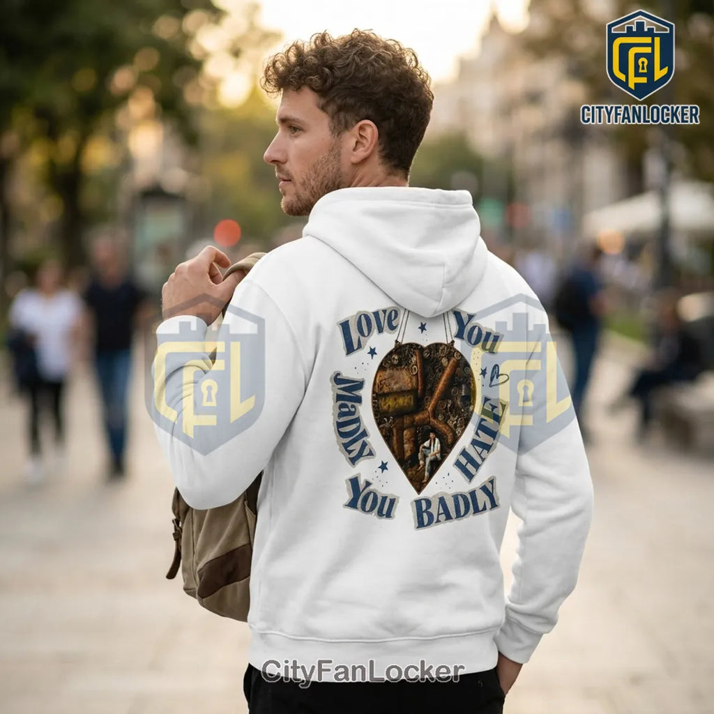 Conflicted Love Hate Steampunk Heart World Tour 2026 Hoodie