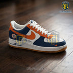 Connecticut Sun Navy Orange Custom Nike Air Force 1 Low Top