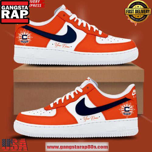 Connecticut Sun WNBA 2025 Custom Air Force 1 Running Sneakers Shoes